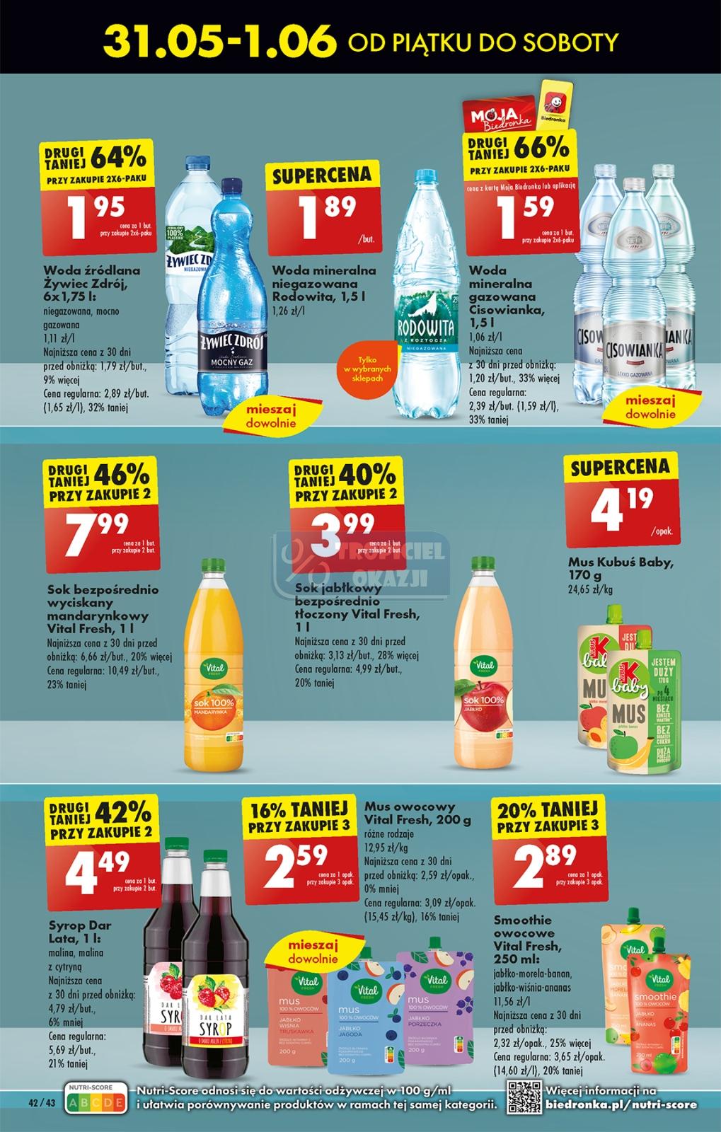 Gazetka promocyjna Biedronka do 05/06/2024 str.42