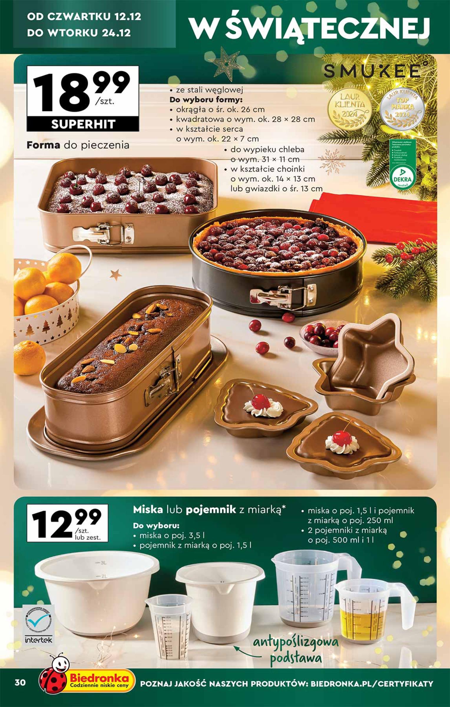 Gazetka promocyjna Biedronka do 22/12/2024 str.30
