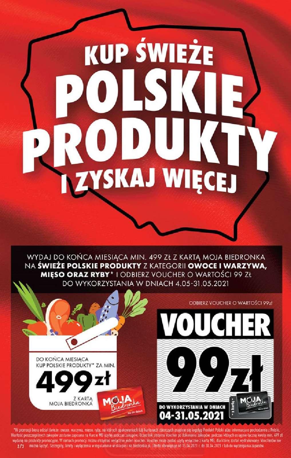 Gazetka promocyjna Biedronka do 21/04/2021 str.1