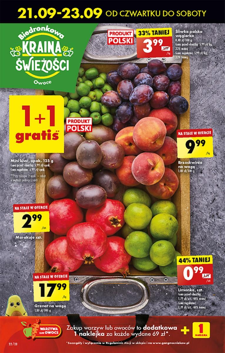 Gazetka promocyjna Biedronka do 27/09/2023 str.22