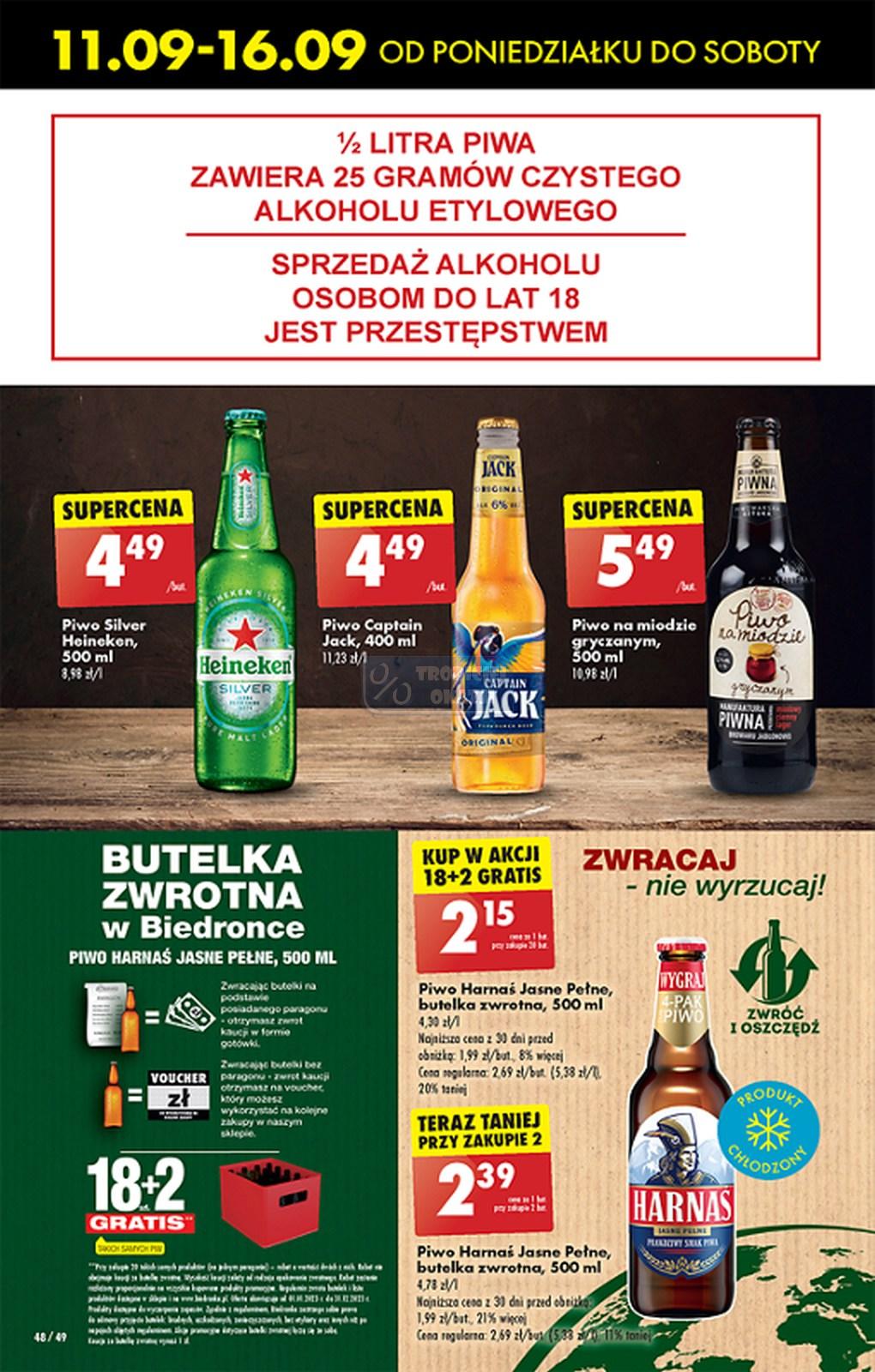 Gazetka promocyjna Biedronka do 20/09/2023 str.48