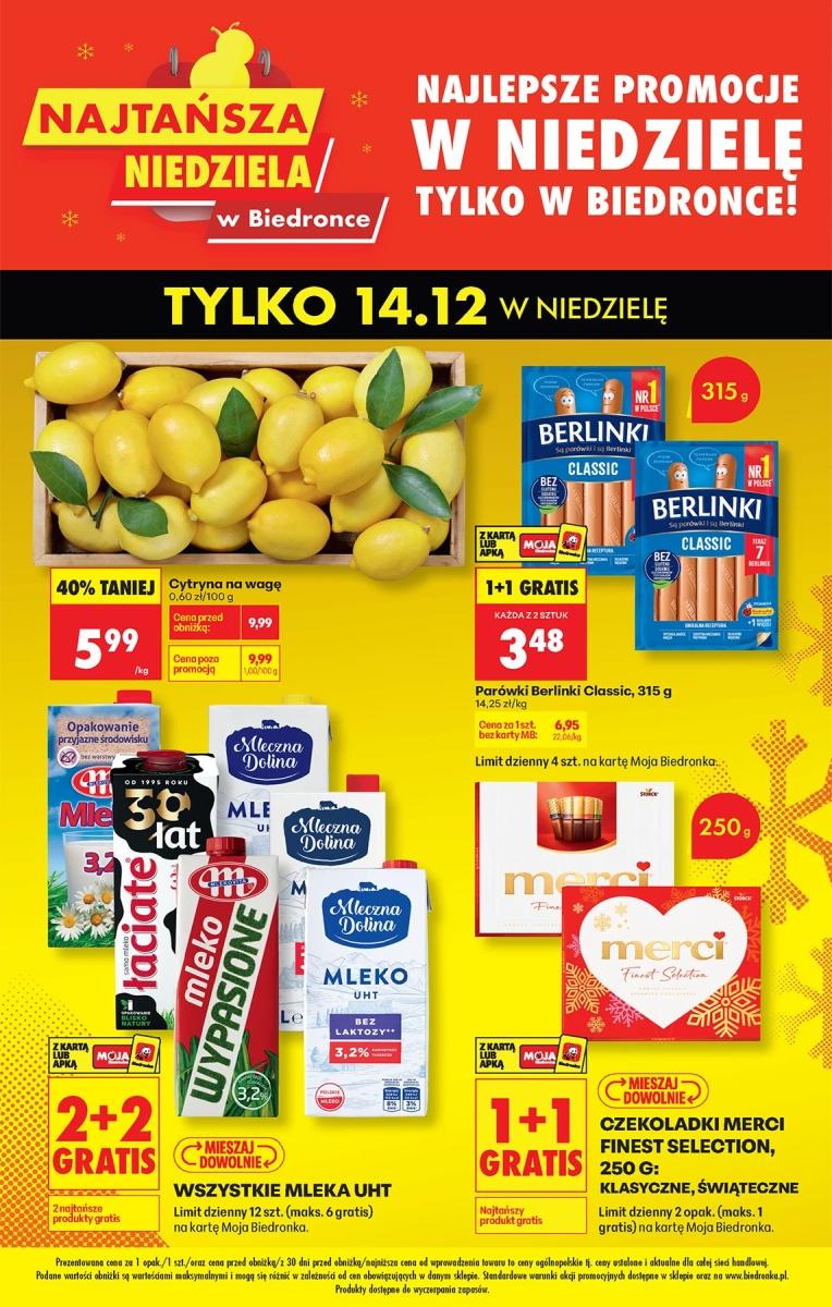 Gazetka promocyjna Biedronka do 14/12/2025 str.1