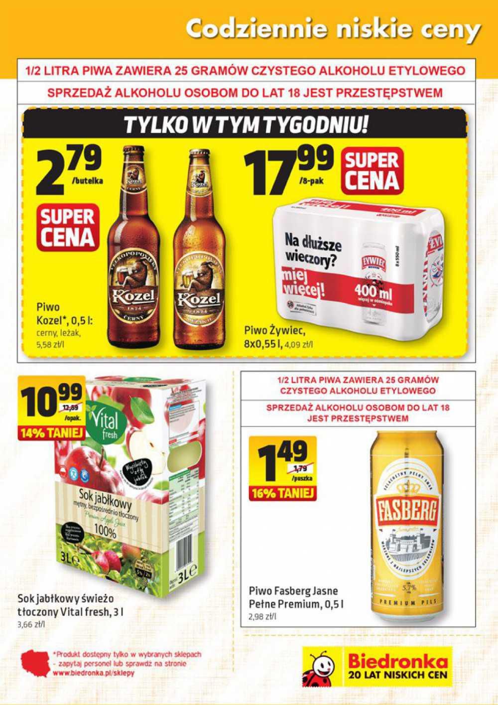 Gazetka promocyjna Biedronka do 11/11/2015 str.19