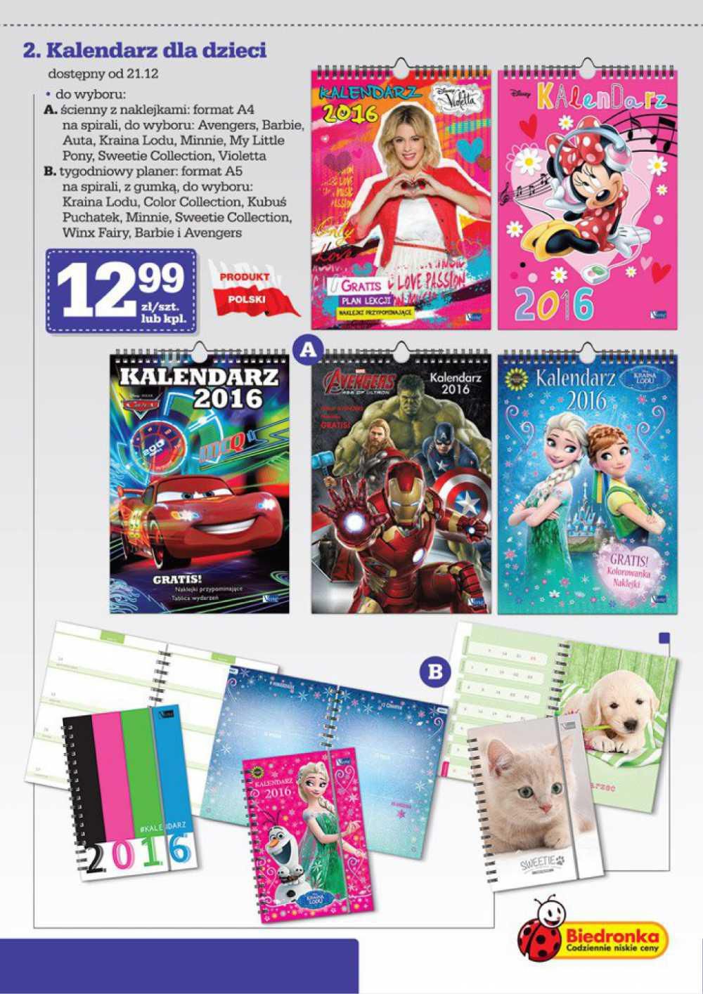 Gazetka promocyjna Biedronka do 03/01/2016 str.13