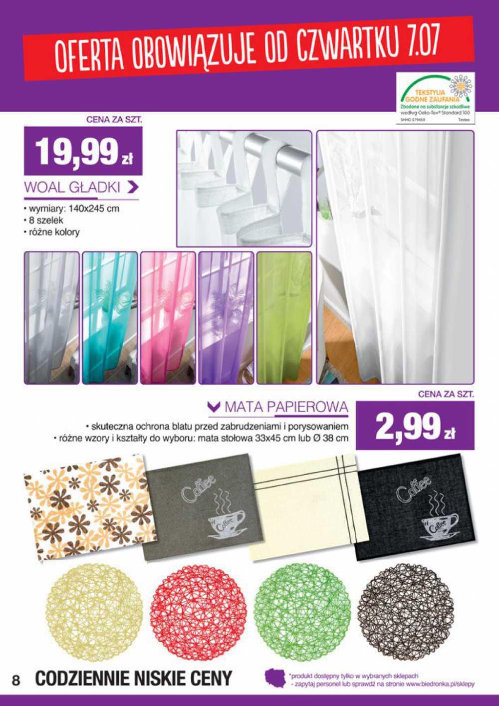 Gazetka promocyjna Biedronka do 20/07/2016 str.8