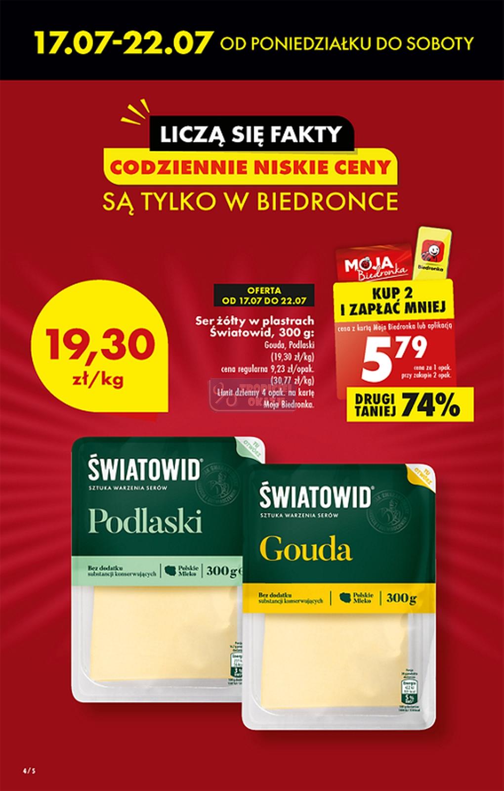 Gazetka promocyjna Biedronka do 22/07/2023 str.4