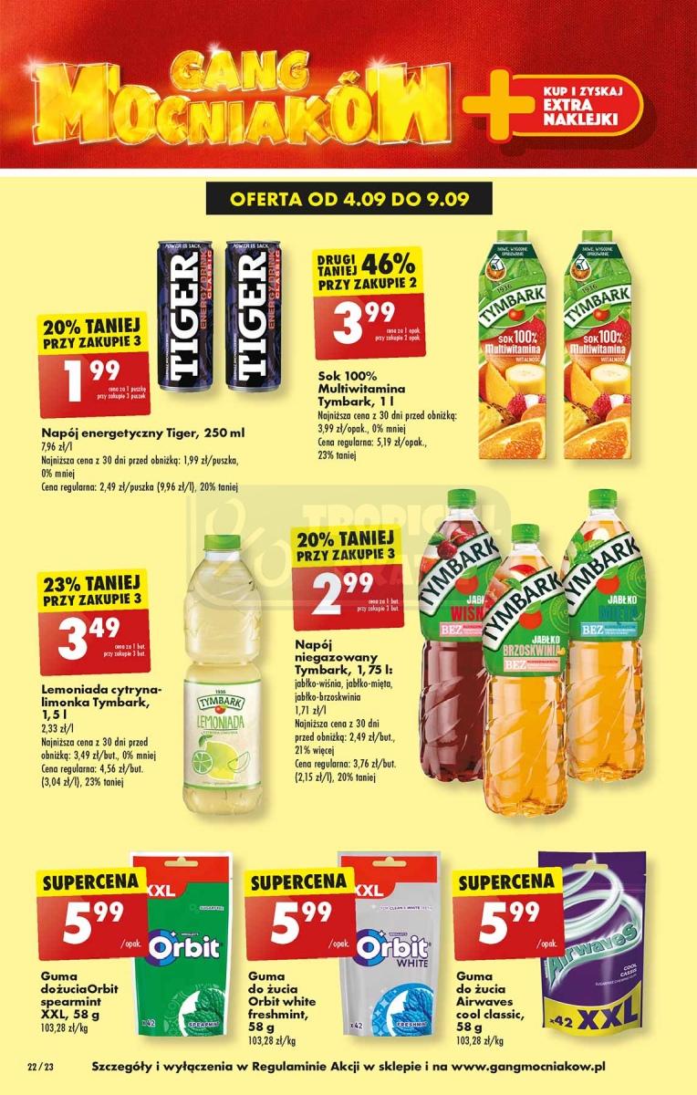 Gazetka promocyjna Biedronka do 09/09/2023 str.22