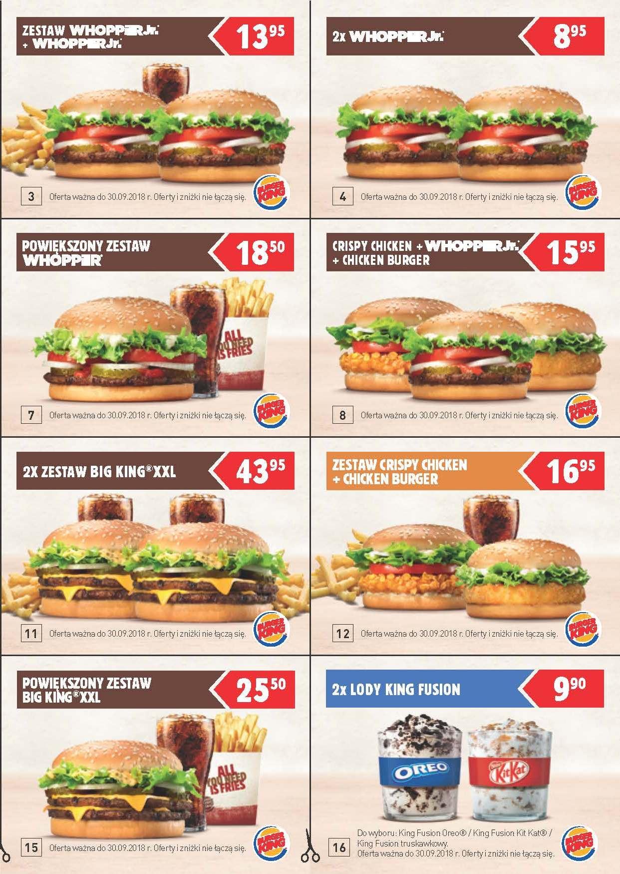 Gazetka promocyjna BURGER KING do 30/09/2018 str.2