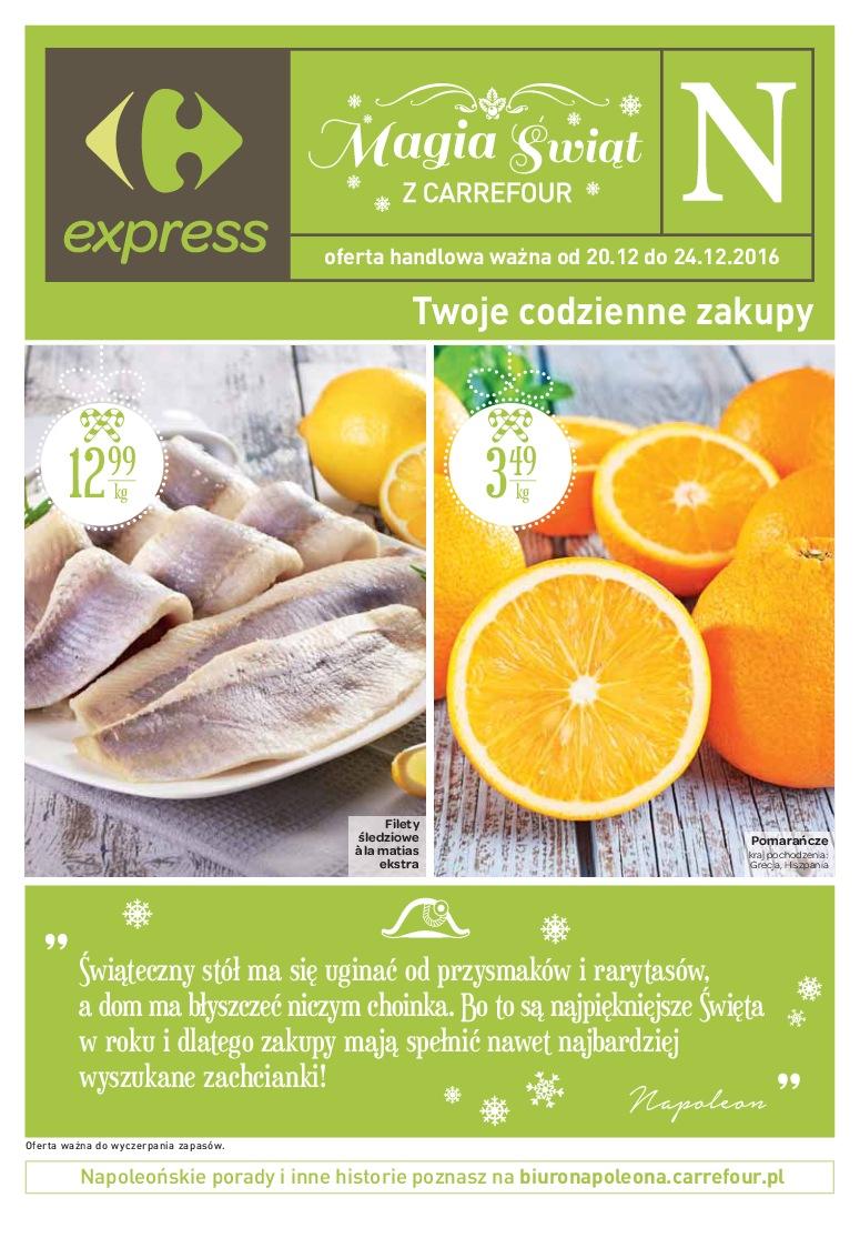 Gazetka promocyjna Carrefour Express do 24/12/2016 str.0