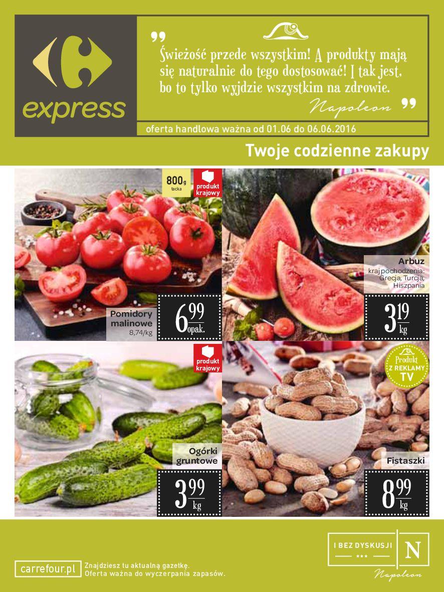 Gazetka promocyjna Carrefour Express do 06/06/2016 str.0