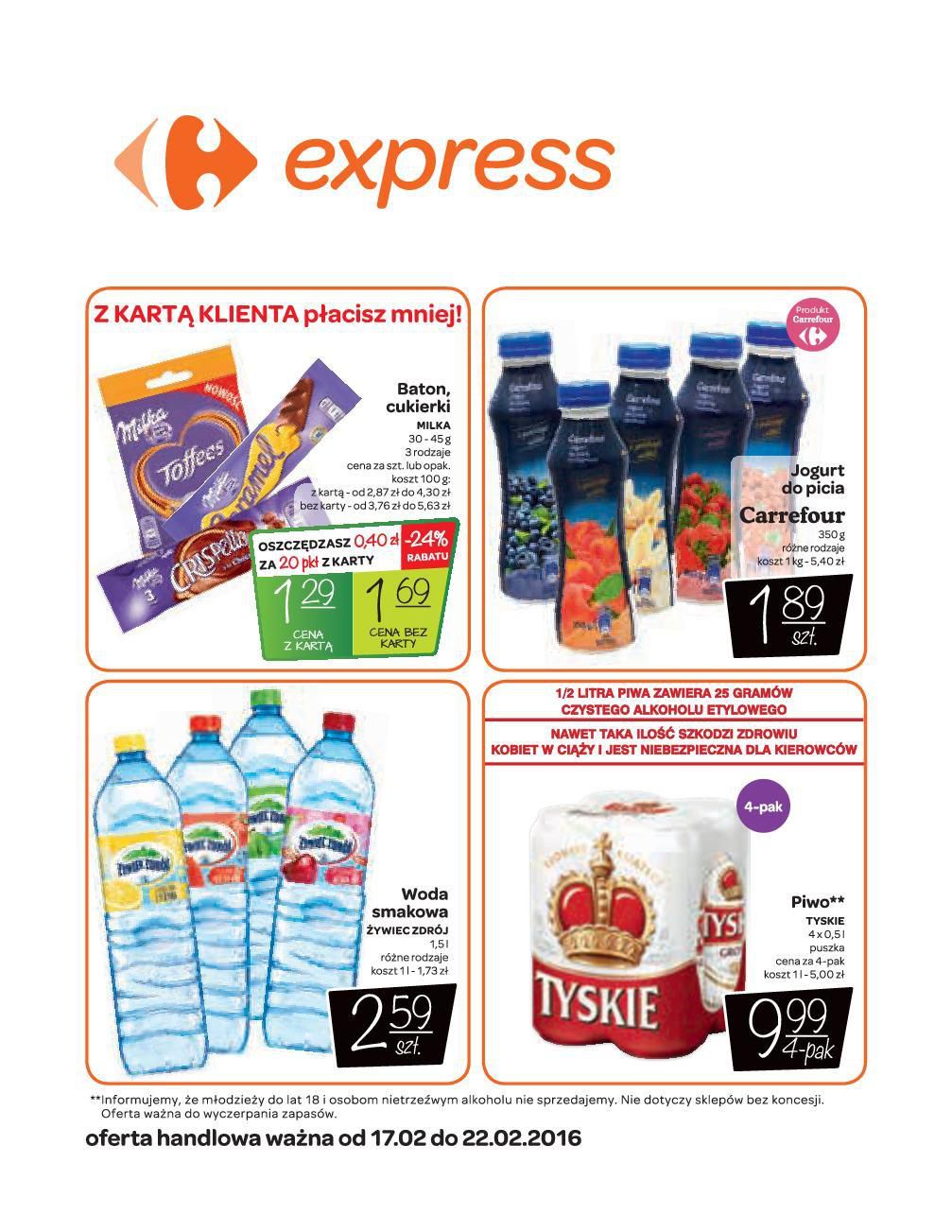 Gazetka promocyjna Carrefour Express do 22/02/2016 str.0