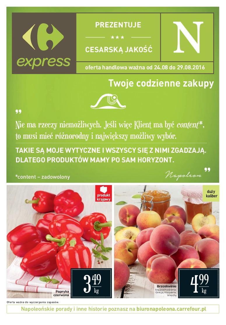 Gazetka promocyjna Carrefour Express do 29/08/2016 str.0