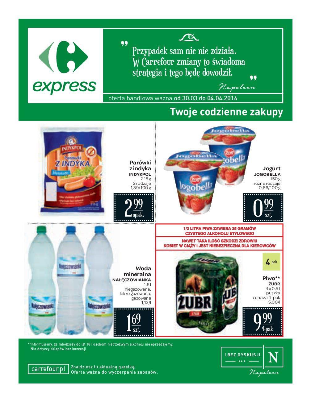 Gazetka promocyjna Carrefour Express do 04/04/2016 str.2