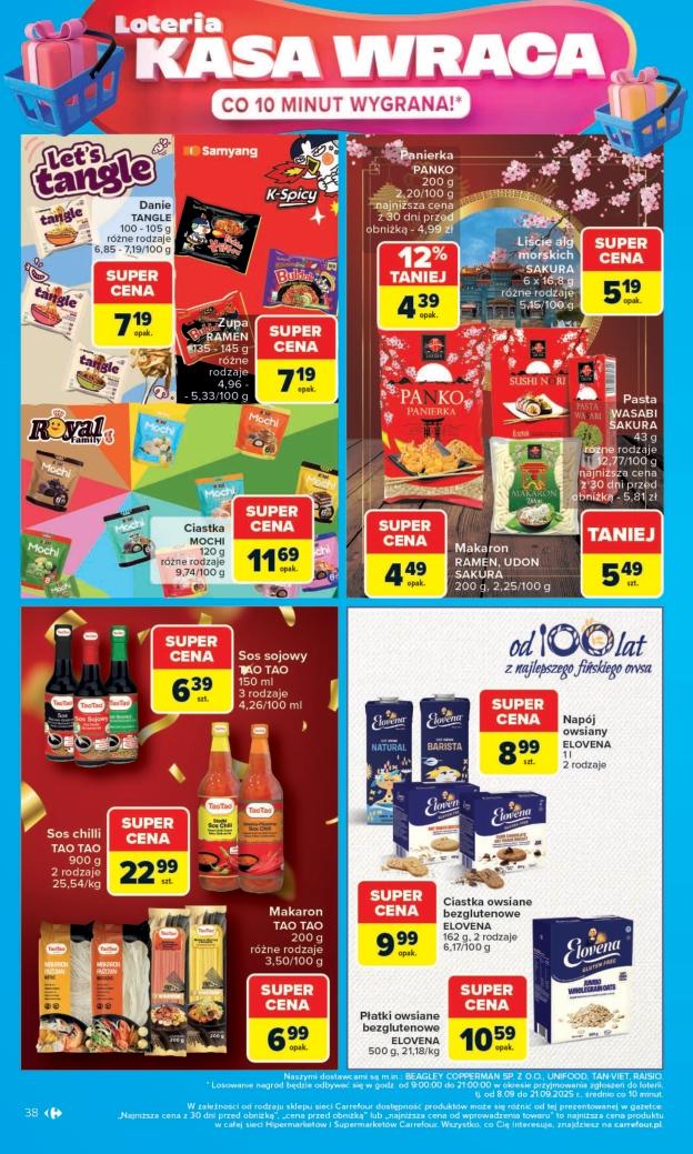 Gazetka promocyjna Carrefour do 14/09/2025 str.38