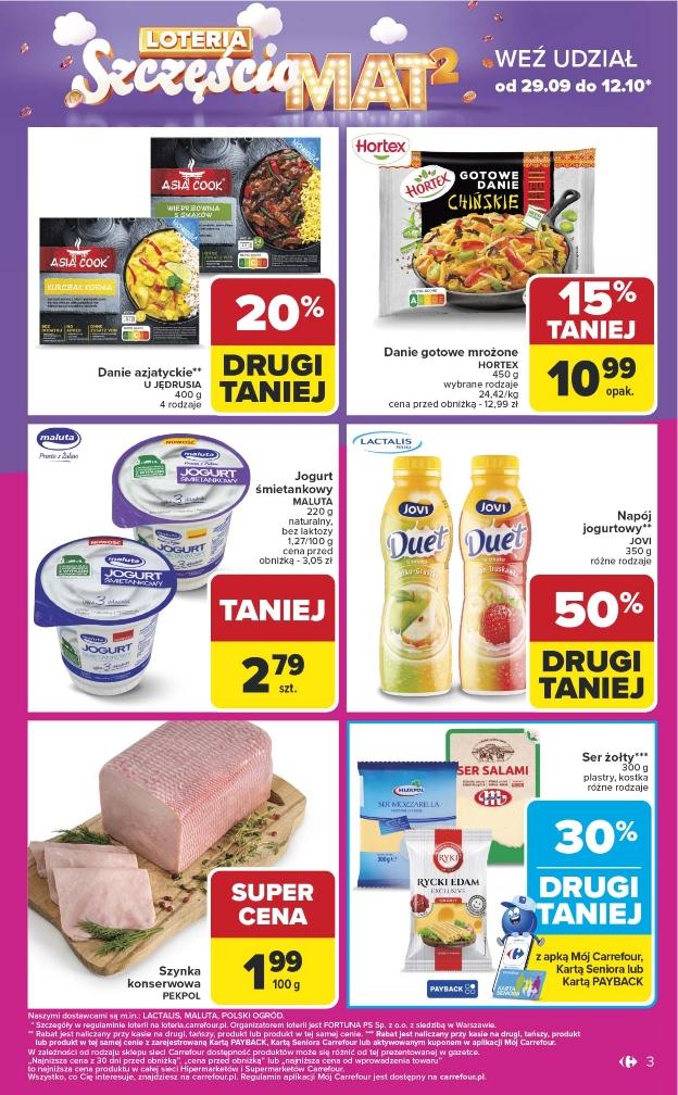 Gazetka promocyjna Carrefour do 11/10/2025 str.3