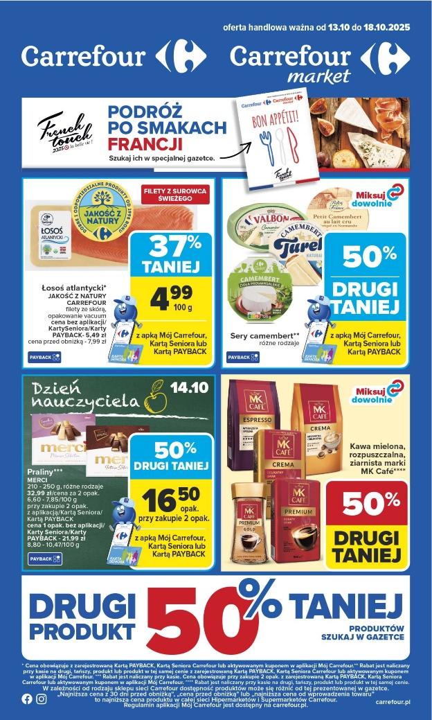 Gazetka promocyjna Carrefour do 18/10/2025 str.1