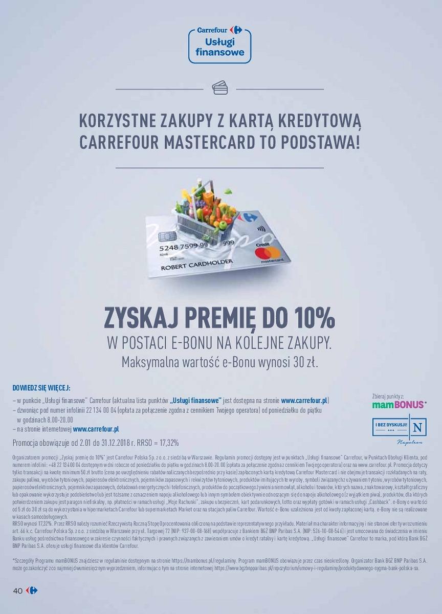 Gazetka promocyjna Carrefour do 22/01/2018 str.40