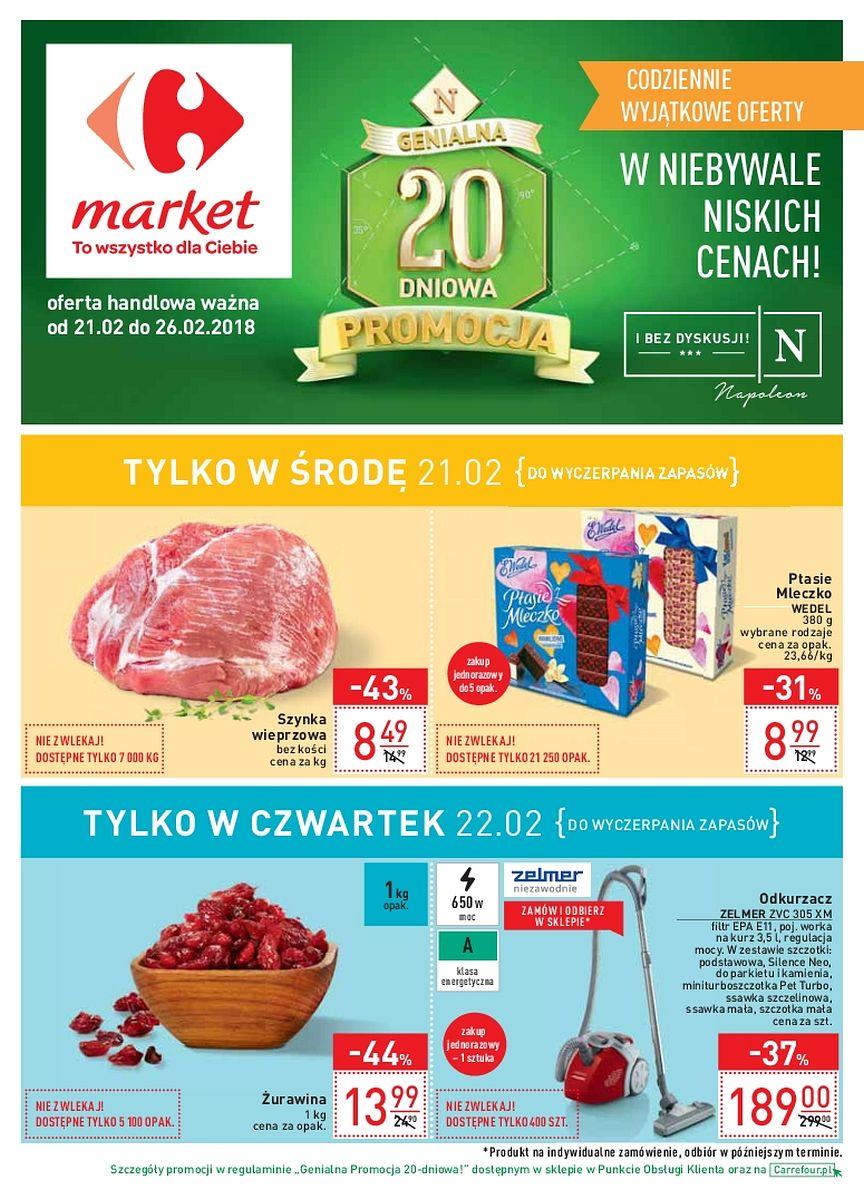 Gazetka promocyjna Carrefour Market do 26/02/2018 str.0