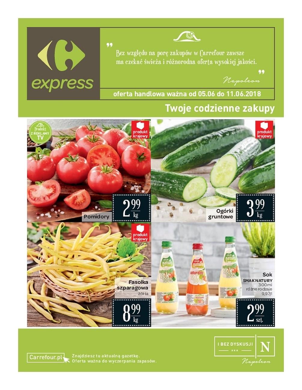 Gazetka promocyjna Carrefour Express do 11/06/2018 str.0