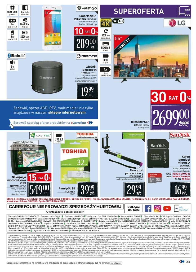 Gazetka promocyjna Carrefour do 12/06/2017 str.39