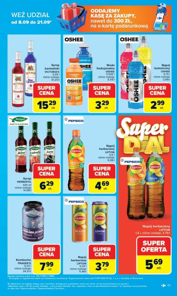 Gazetka promocyjna Carrefour do 14/09/2025 str.45