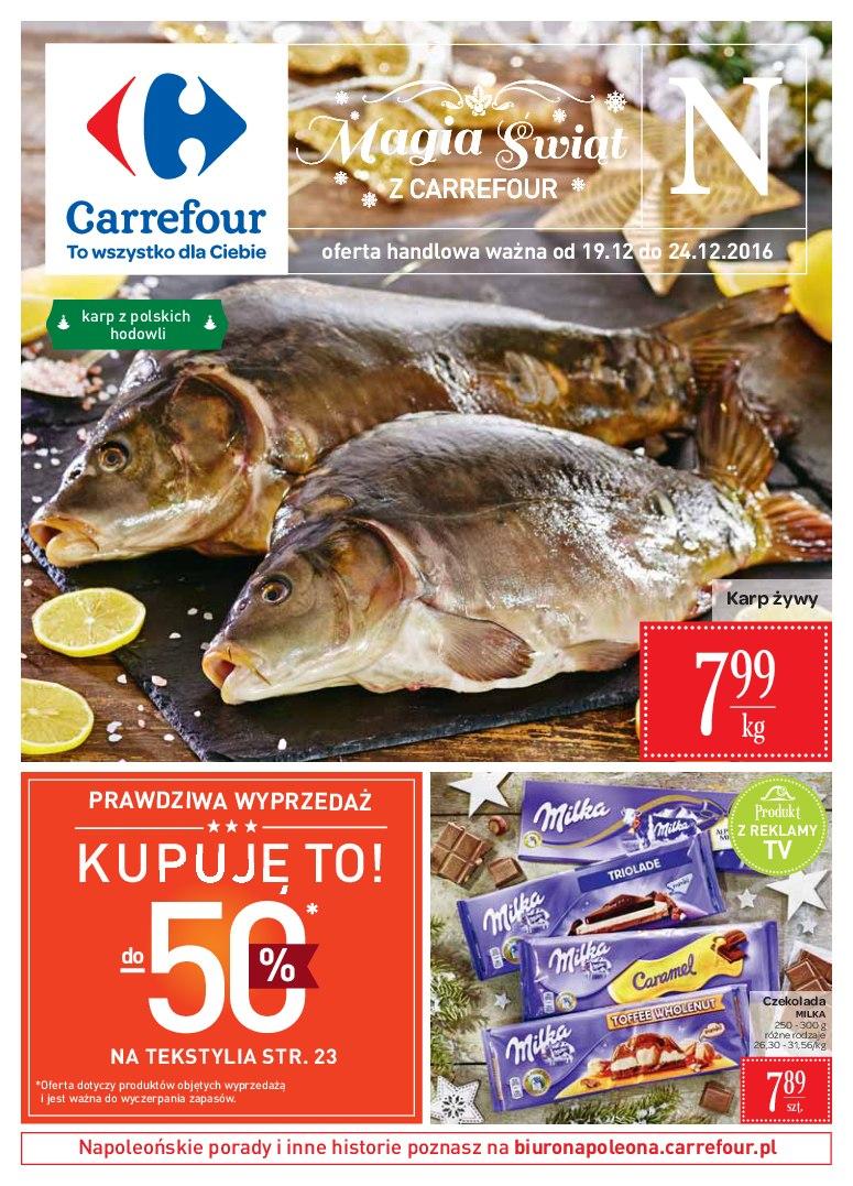 Gazetka promocyjna Carrefour do 24/12/2016 str.0