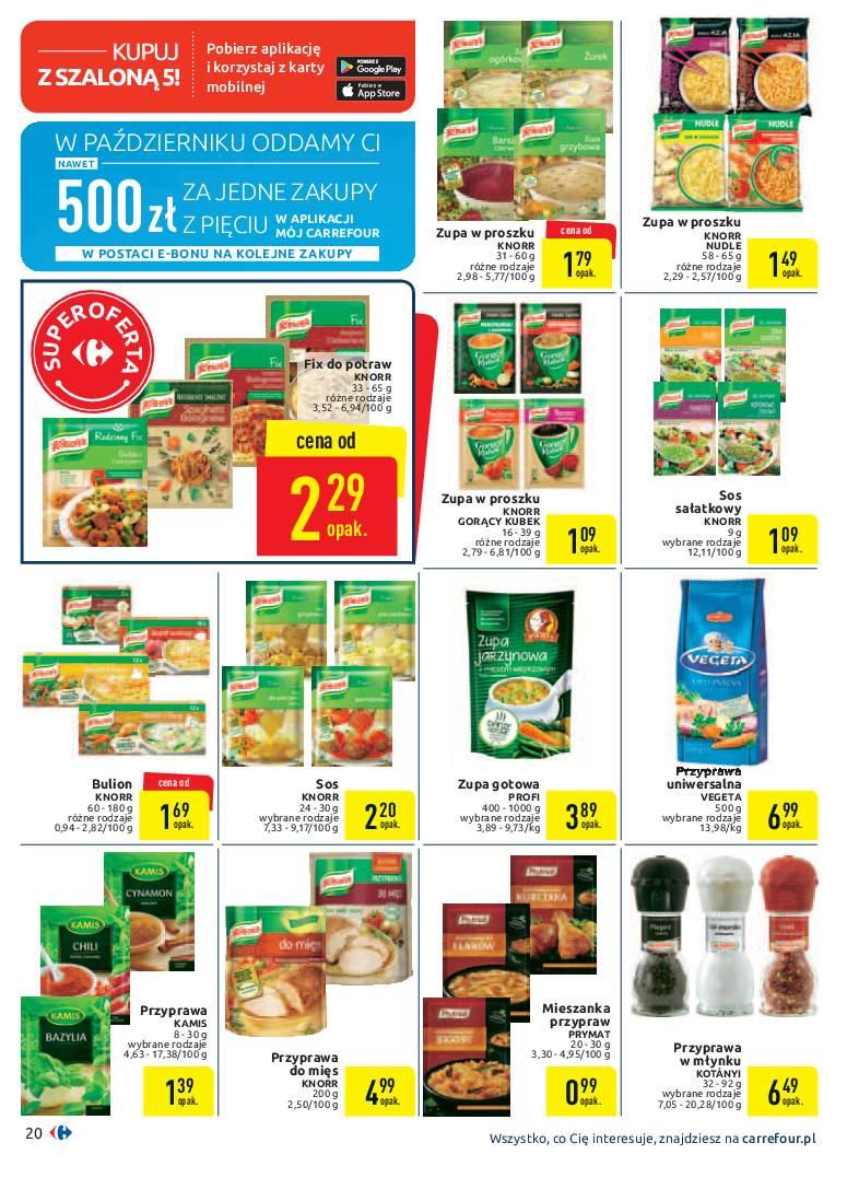 Gazetka promocyjna Carrefour do 13/10/2018 str.20