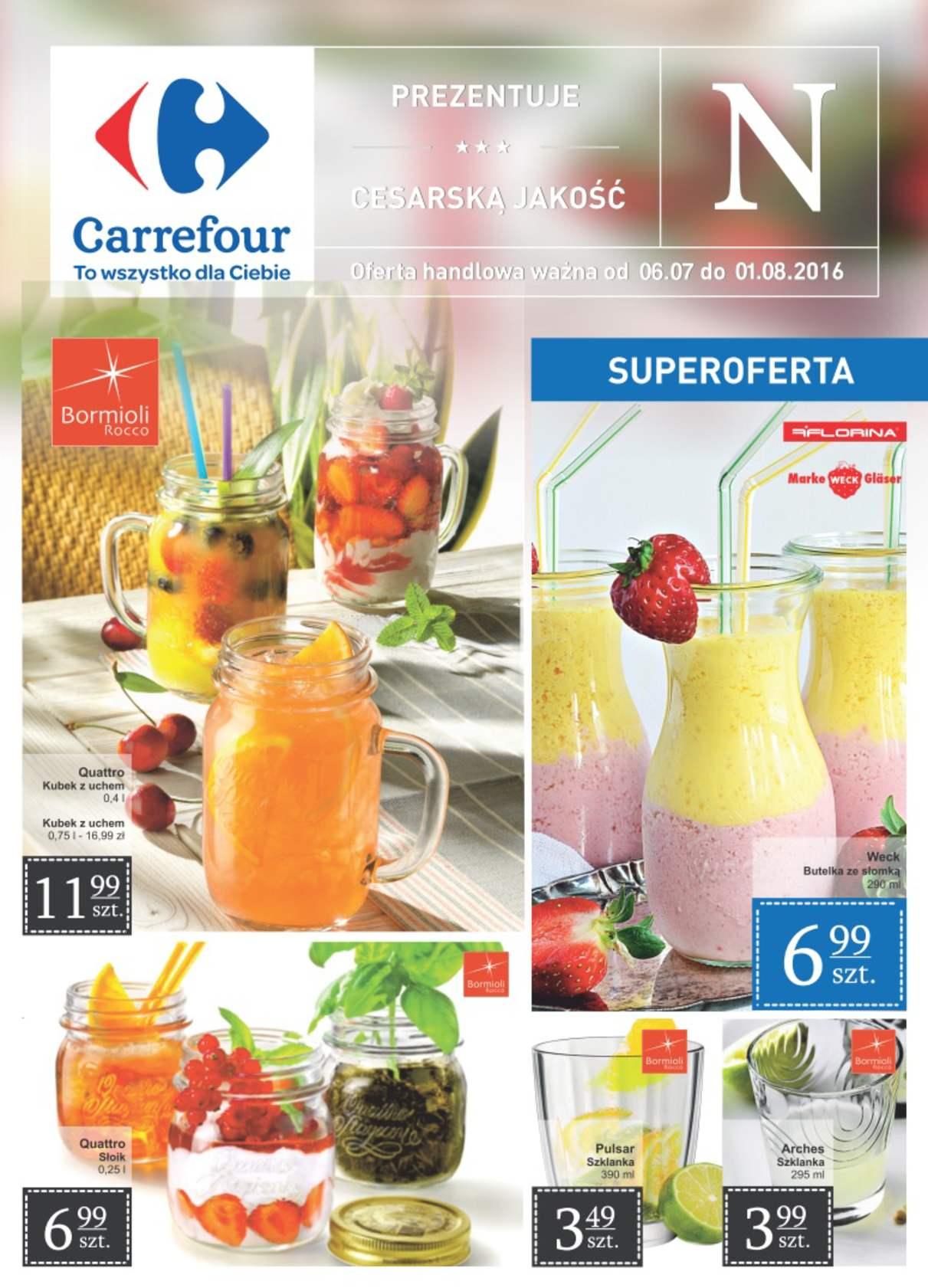 Gazetka promocyjna Carrefour do 01/08/2016 str.0