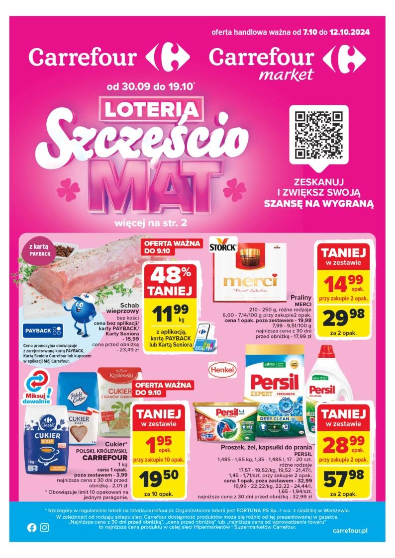 Gazetka promocyjna Carrefour do 12/10/2024 str.1