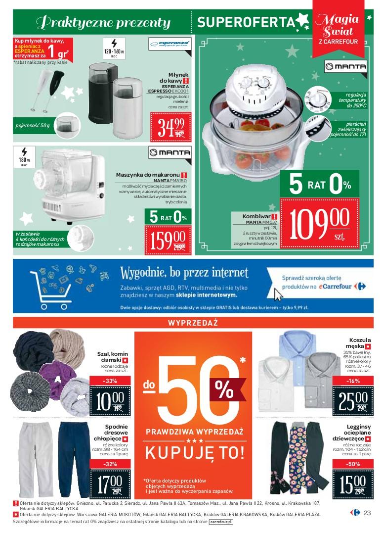 Gazetka promocyjna Carrefour do 24/12/2016 str.23