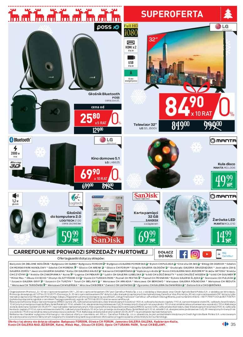 Gazetka promocyjna Carrefour do 24/12/2017 str.35