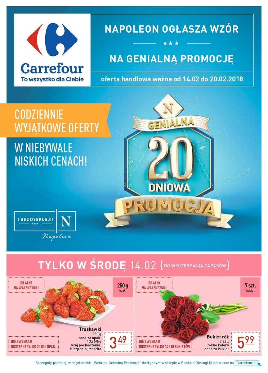 Gazetka promocyjna Carrefour do 20/02/2018 str.1