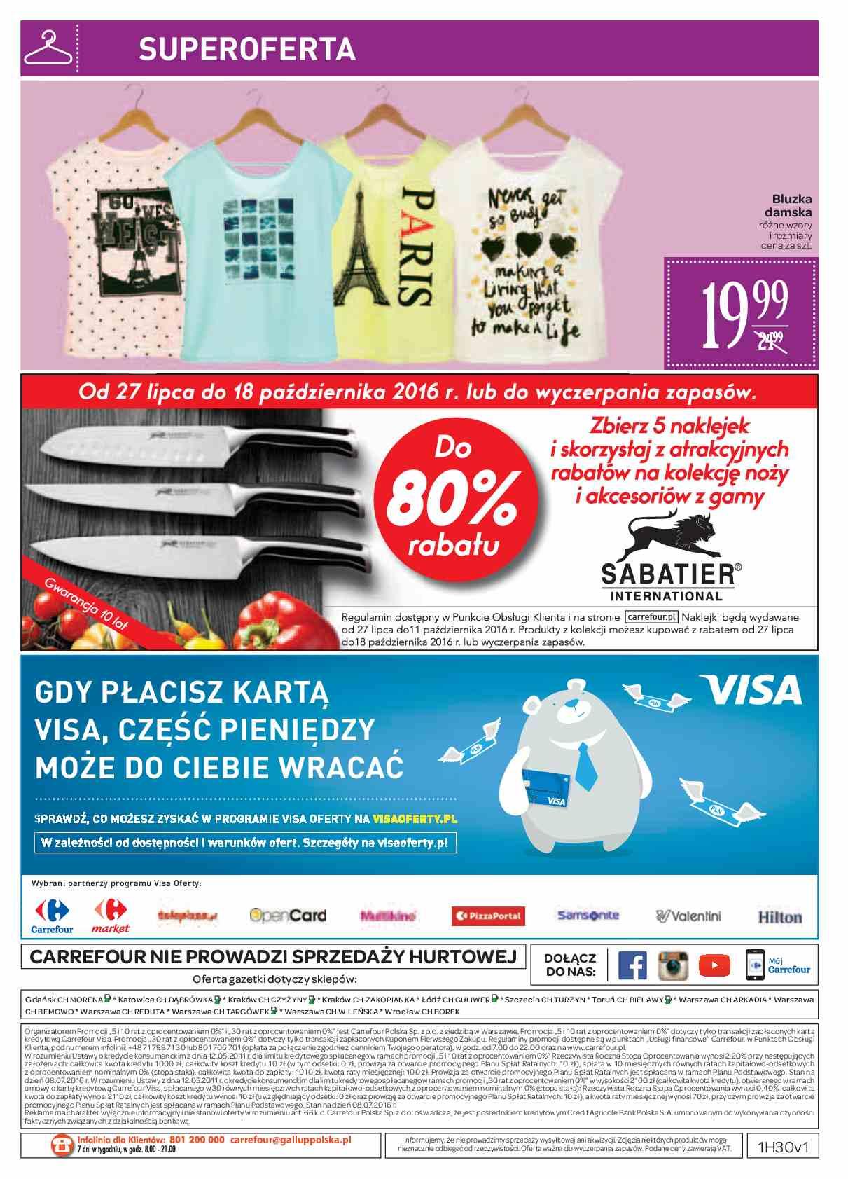 Gazetka promocyjna Carrefour do 08/08/2016 str.36