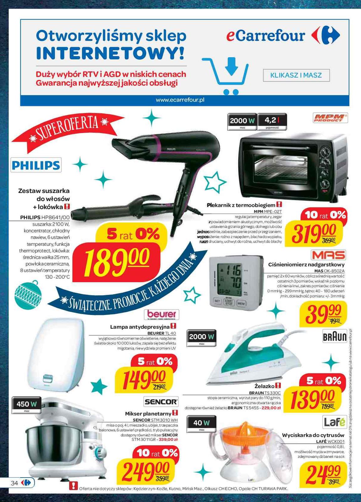 Gazetka promocyjna Carrefour do 24/12/2015 str.34