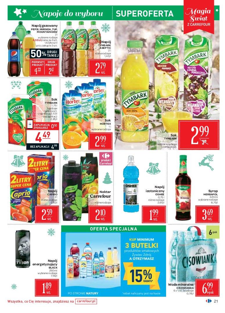 Gazetka promocyjna Carrefour do 25/12/2016 str.21