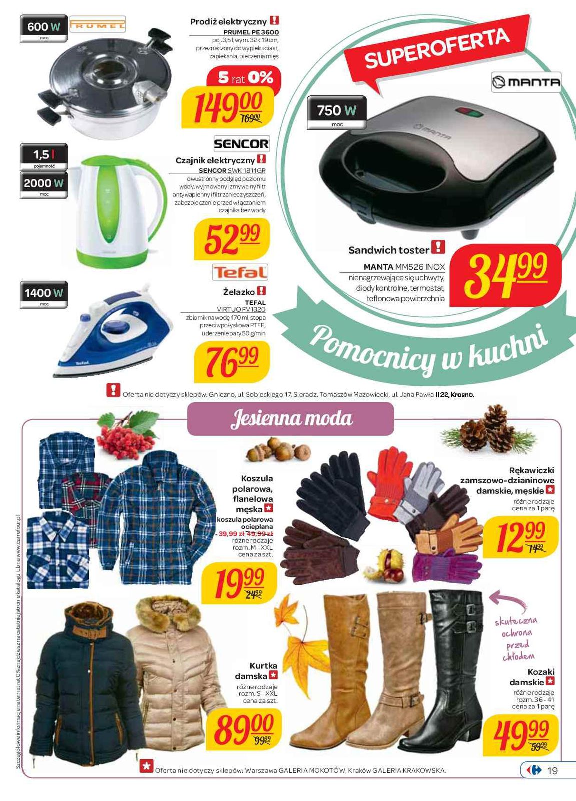 Gazetka promocyjna Carrefour do 16/11/2015 str.19