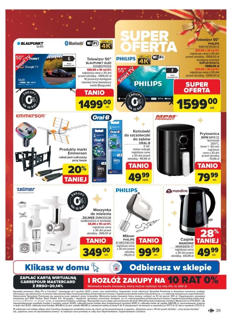 Gazetka promocyjna Carrefour do 24/12/2024 str.39