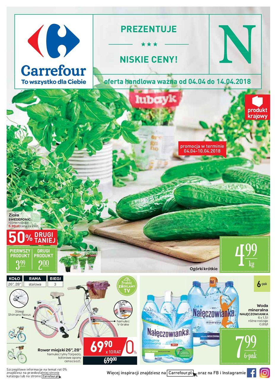 Gazetka promocyjna Carrefour do 14/04/2018 str.0