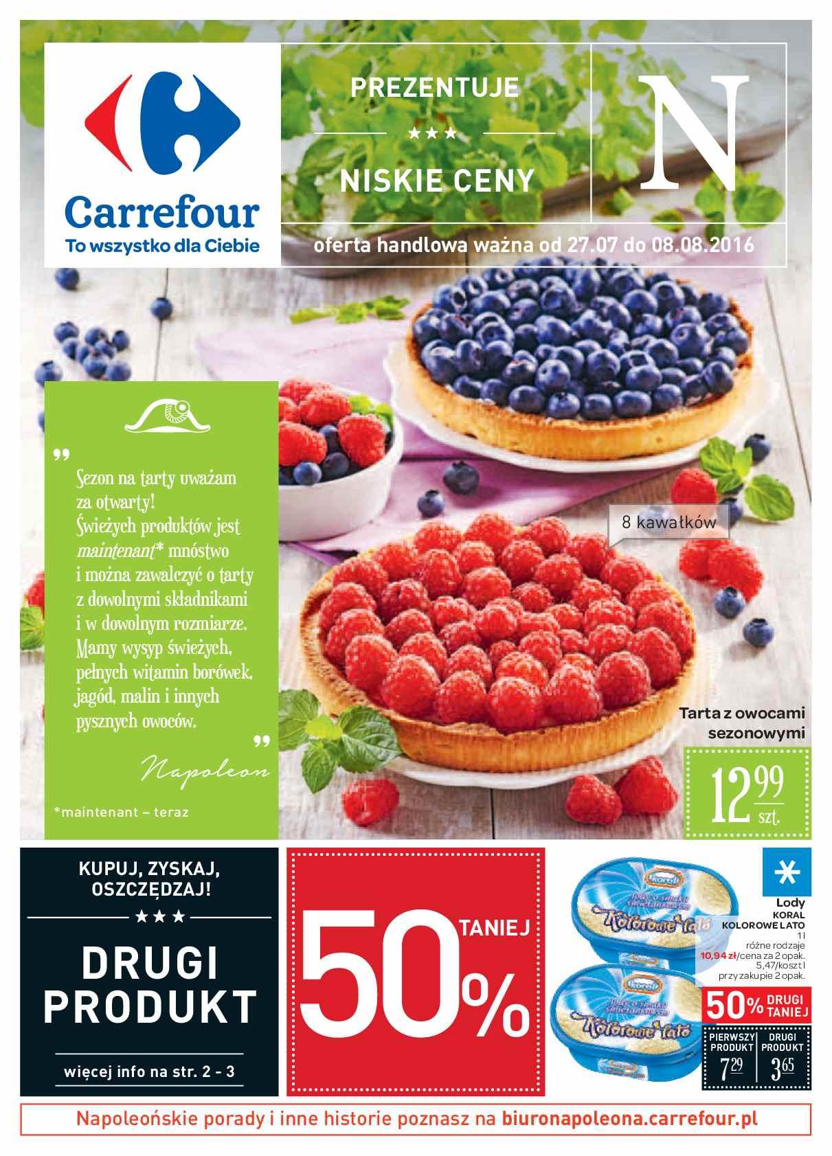 Gazetka promocyjna Carrefour do 08/08/2016 str.0