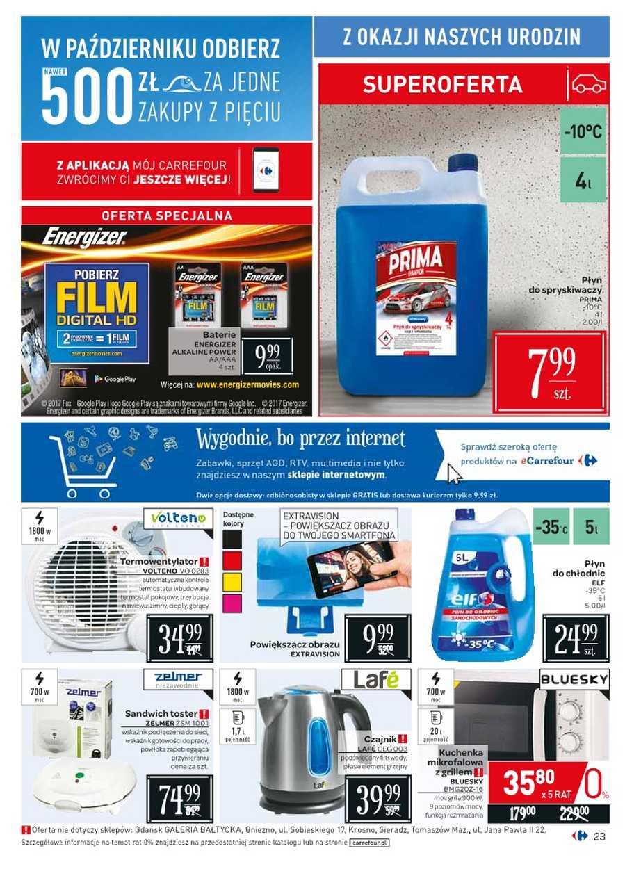 Gazetka promocyjna Carrefour do 09/10/2017 str.23