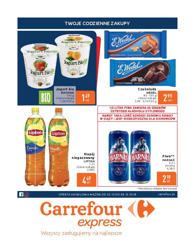 Gazetka promocyjna Carrefour Express do 08/10/2018 str.0