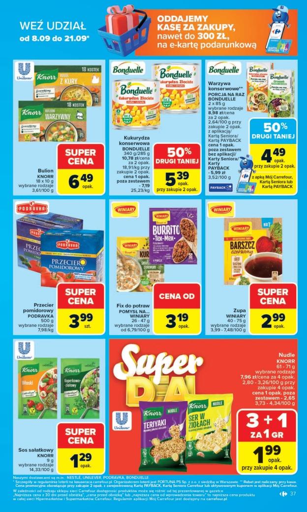 Gazetka promocyjna Carrefour do 14/09/2025 str.37