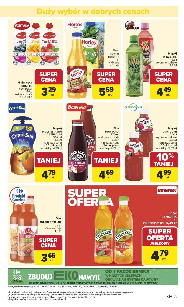 Gazetka promocyjna Carrefour do 18/10/2025 str.35