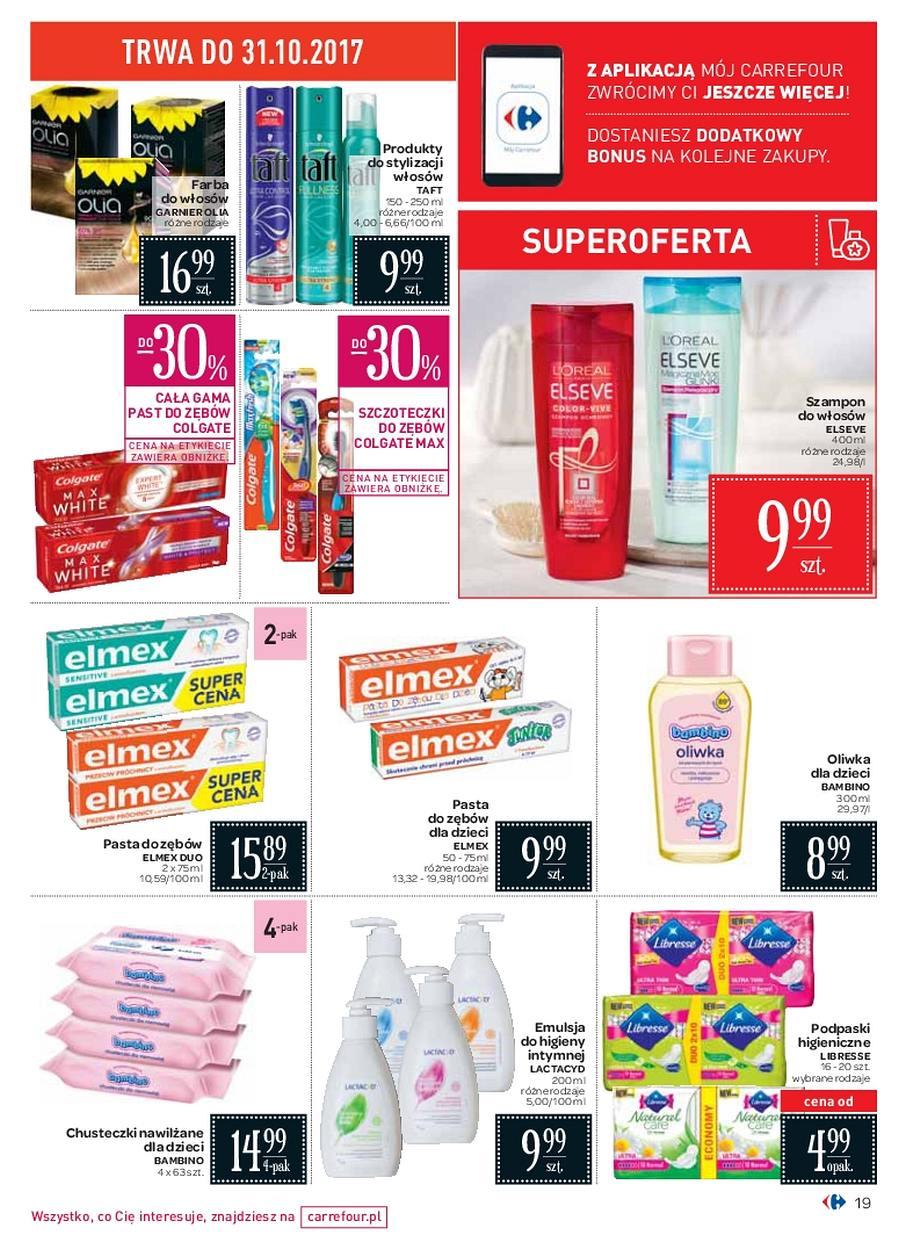 Gazetka promocyjna Carrefour do 30/10/2017 str.19