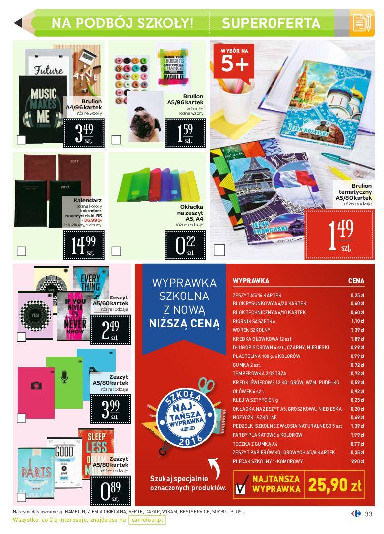 Gazetka promocyjna Carrefour do 05/09/2016 str.33