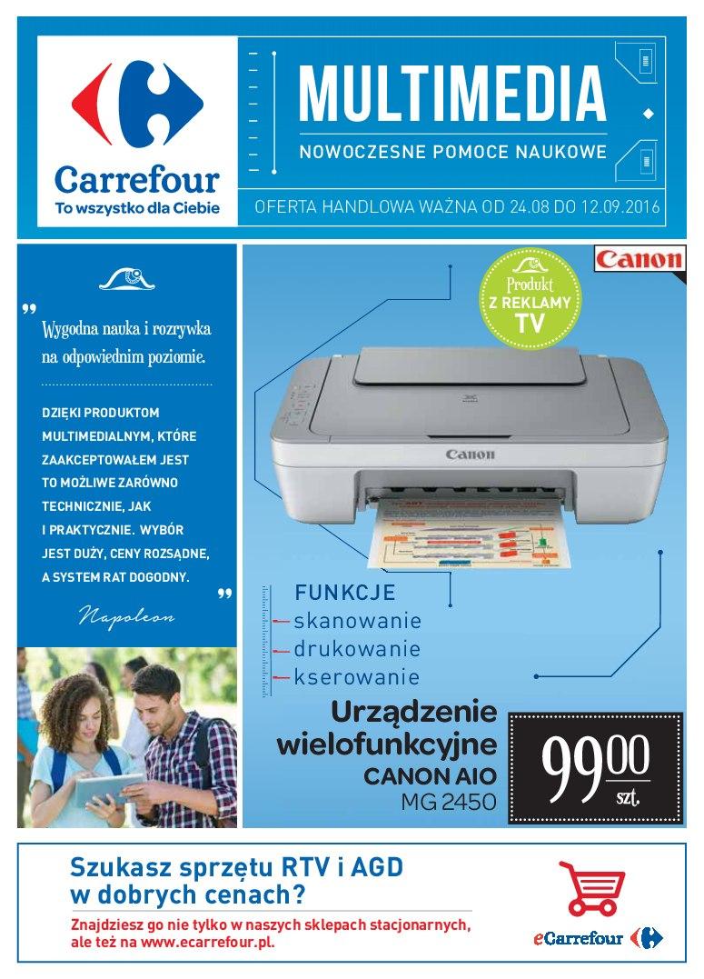 Gazetka promocyjna Carrefour do 12/09/2016 str.0