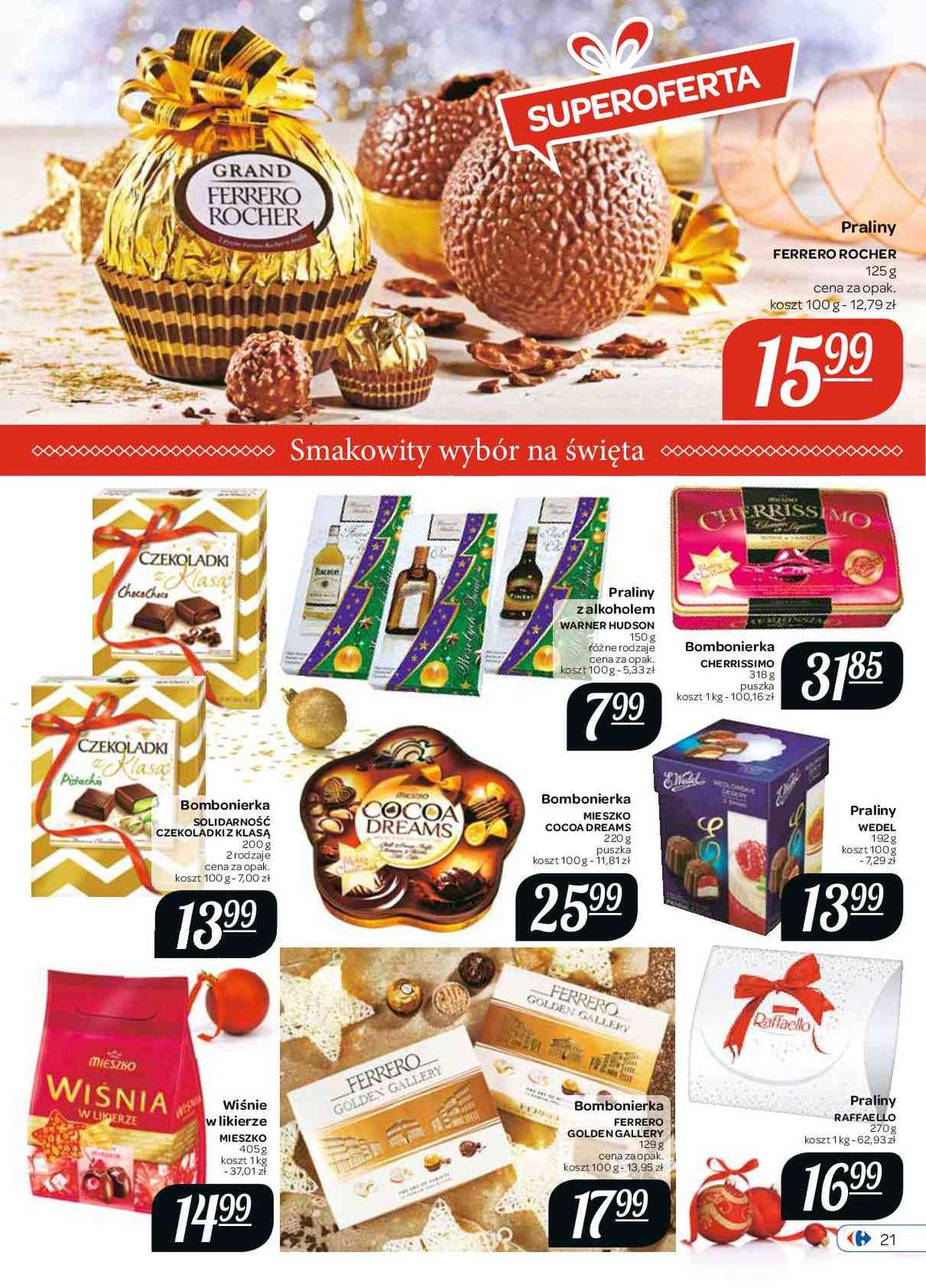 Gazetka promocyjna Carrefour do 24/12/2015 str.21