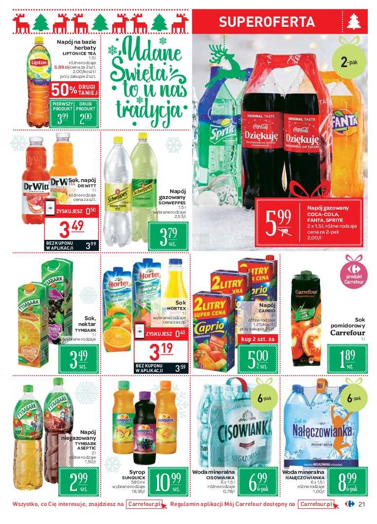 Gazetka promocyjna Carrefour do 24/12/2017 str.21