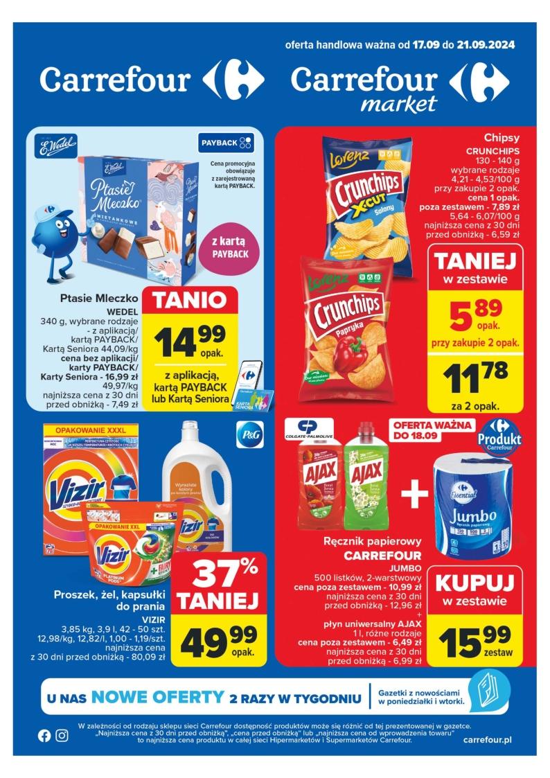 Gazetka promocyjna Carrefour do 21/09/2024 str.1