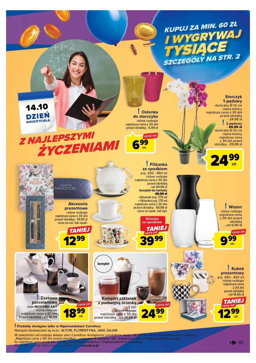 Gazetka promocyjna Carrefour do 14/10/2023 str.45